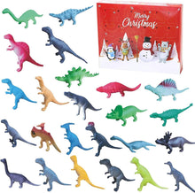 Adventskalender Dinosaurier 24-teilig Weihnachtskalender 2023 Kinder