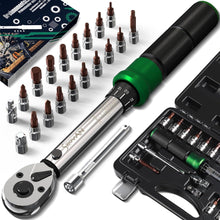 Drehmomentschlüssel Set 21tlg Fahrrad Steckschlüsselsatz 2-24 Nm