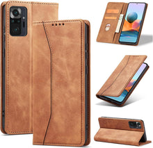 Hülle für Xiaomi Redmi Note 10 Pro - Leder Brieftasche Magnet
