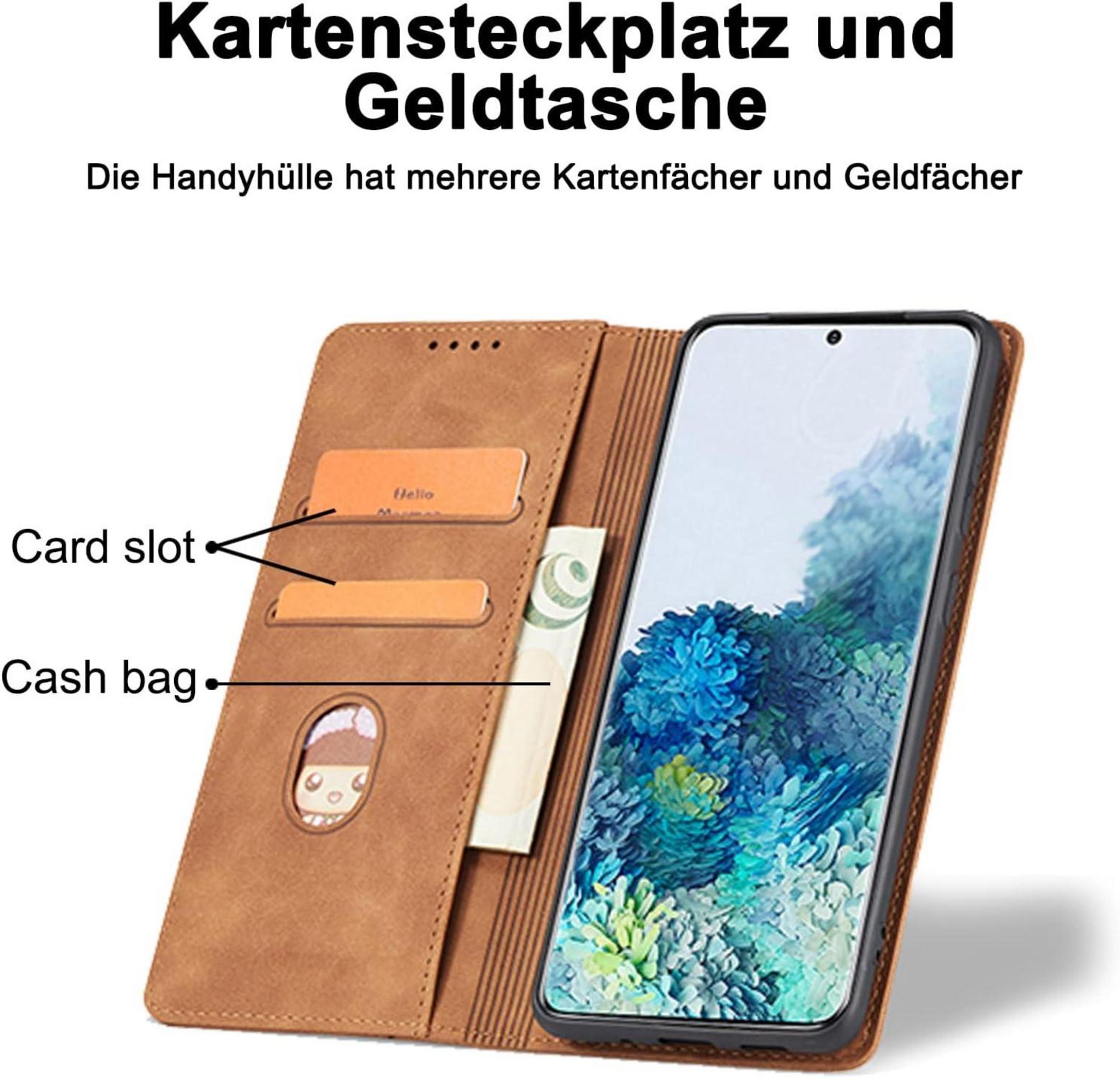 Hülle für Xiaomi Redmi Note 10 Pro - Leder Brieftasche Magnet