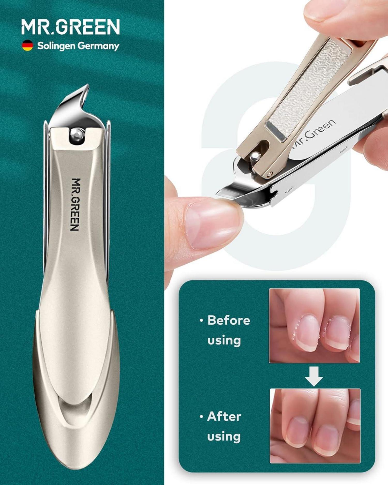 Professionelles Maniküre-Set für Männer, 9-teilig