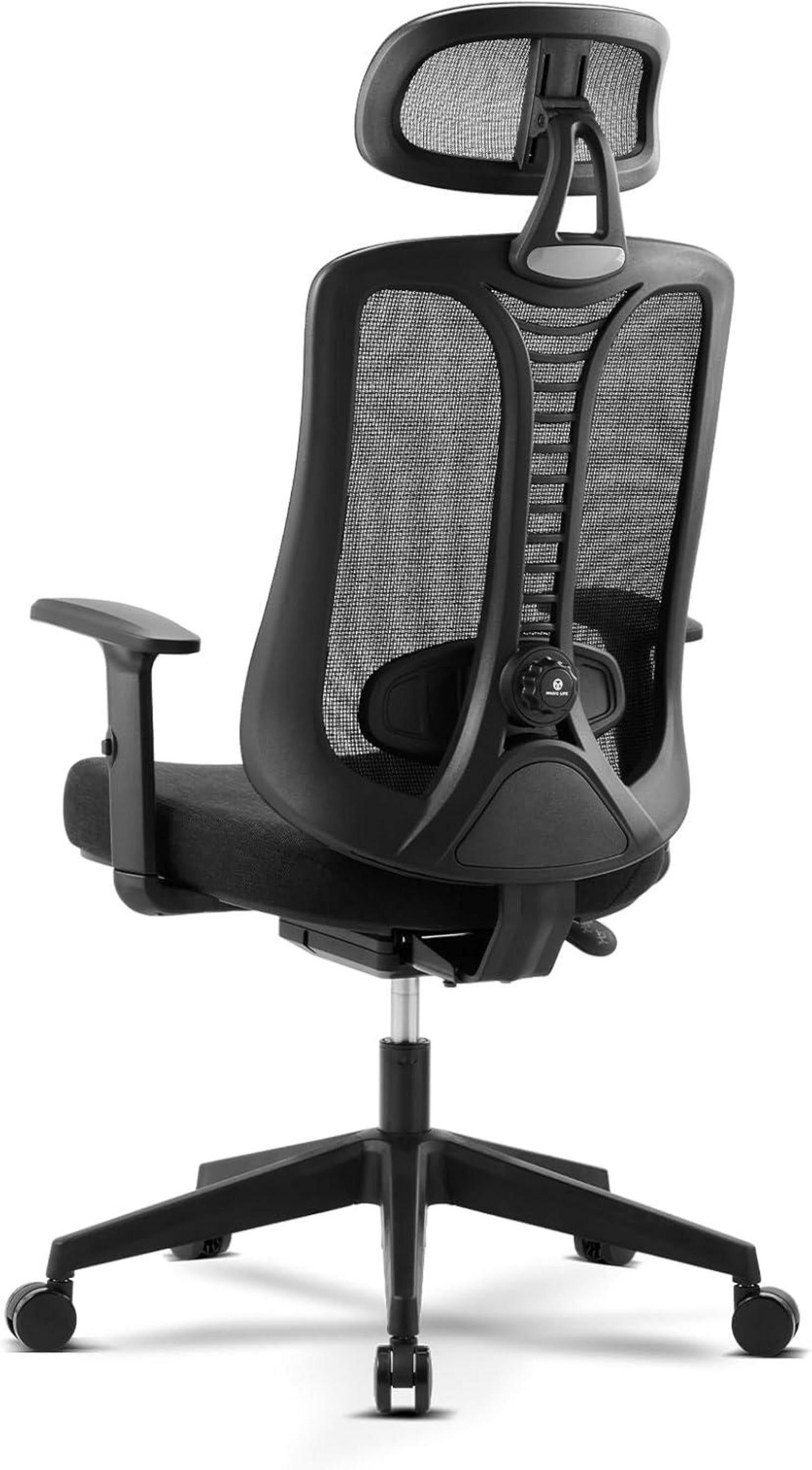 Bürostuhl Ergonomisch Verstellbare Lendenwirbelstütze 3D-Kopfstütze