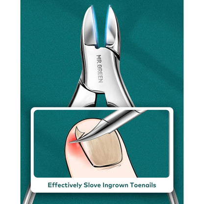 Maniküre Set 8 in 1 Edelstahl Nagelset mit Ledertasche