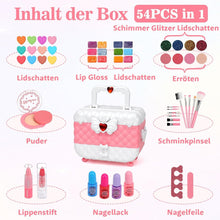 Kinderschminke Set Mädchen Make-up Schminkkoffer Geschenke