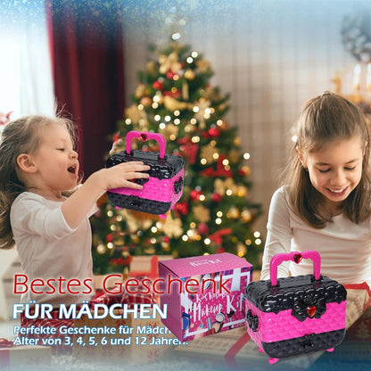Kinder Schminkset Mädchen Make-Up Set 57-teilig Spielzeug - Geschenke für