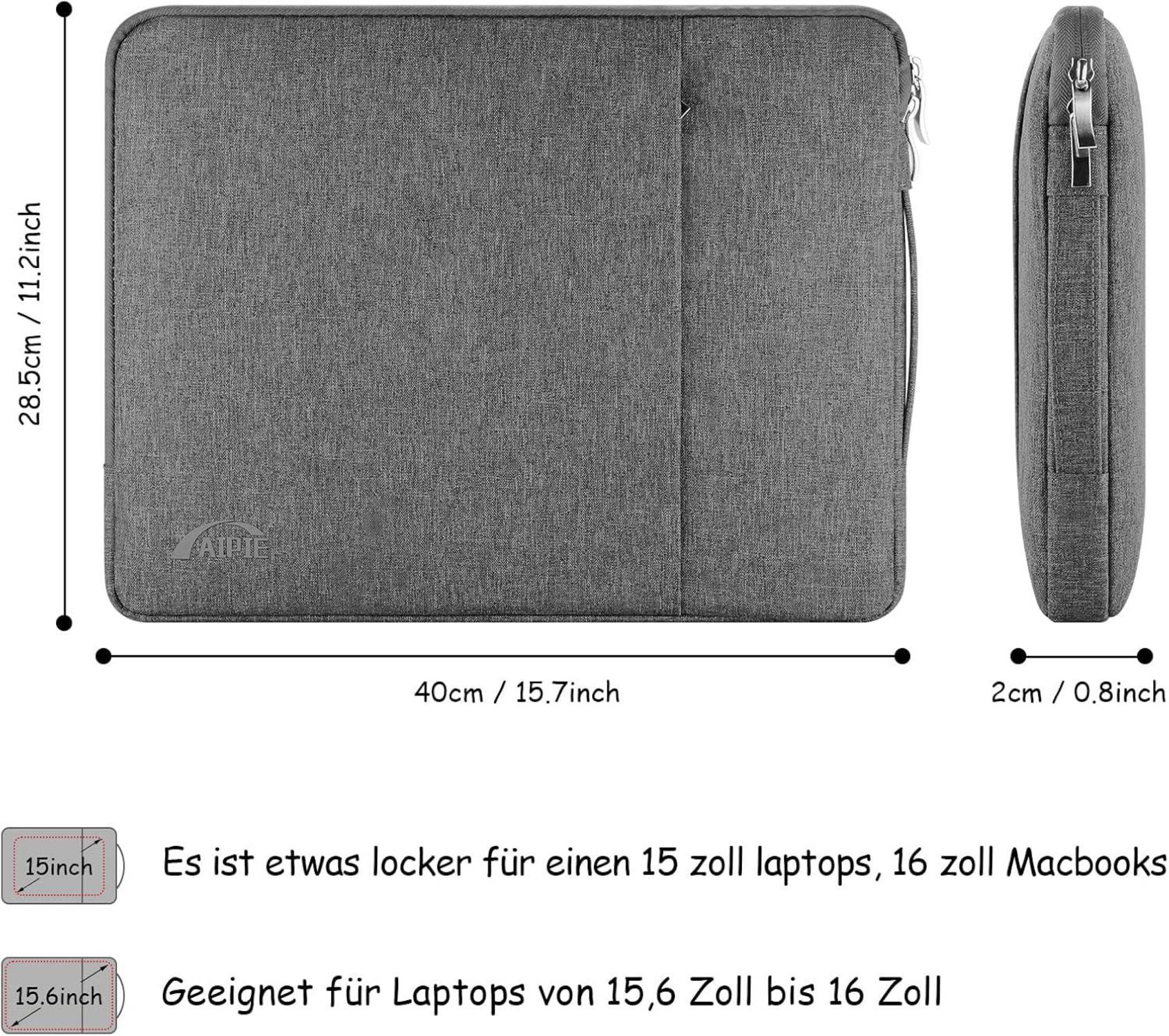 Laptoptasche 15,6 Zoll Hülle Handtasche MacBook Acer Asus