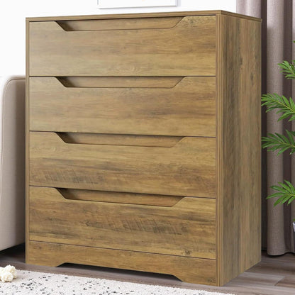 Kommode mit 4 Schubladen – Braun, Schlafzimmer Sideboard