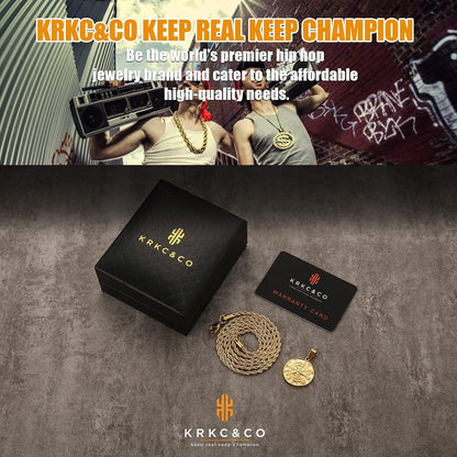 Herren Edelstahl Kette mit Kompass Anhänger, Goldkette 2,5mm 55,9cm