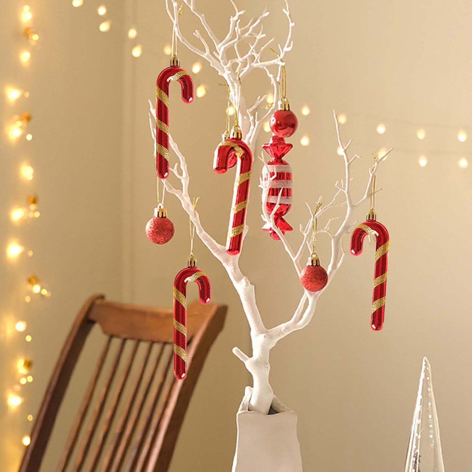 Weihnachtsbaumschmuck Zuckerstangen zum Hängen Xmas Tree Hanging Set