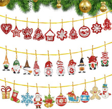 Diamond Painting Weihnachts Anhänger DIY Kit 30 Stück Doppelseitig