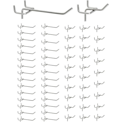 Lochwandhaken Set 60 Stk. Edelstahl 5cm & 10cm für