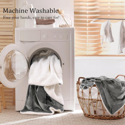 Sofadecke Kuscheldecke Kinder 200x230 Sherpa Decke Flauschig