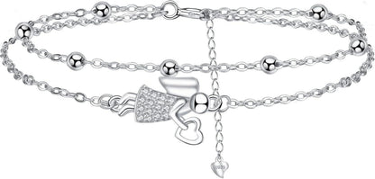 Schutzengel Armband 925 Silber Geburtstag Weihnachten Geschenk