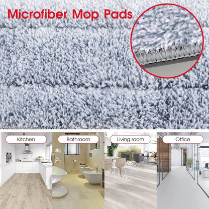 Wischmopp Flachmopp Auswringfunktion 6 Ersatzpads Bodenwischer
