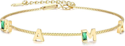 Muttertagsgeschenk Armband Set 925 Sterling Silber Zirkonia