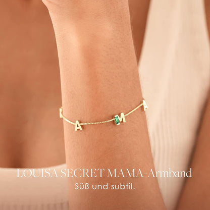 Muttertagsgeschenk Armband Set 925 Sterling Silber Zirkonia