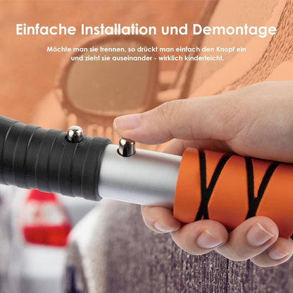 Auto Eiskratzer 2-in-1 mit Reinigungsbürste & Schaumstoffgriff 66CM