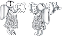 Engel Ohrstecker 925 Sterling Silber Hypoallergen hochglanzpoliert