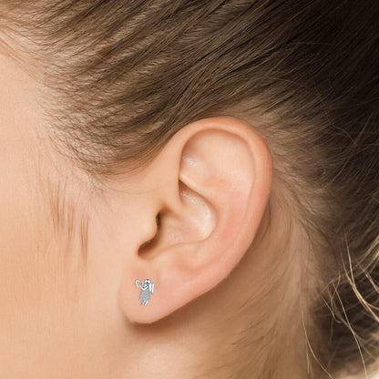 Engel Ohrstecker 925 Sterling Silber Hypoallergen hochglanzpoliert