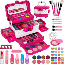 Kinderschminke Set Mädchen Spielzeug Make Up Weihnachtsgeschenk