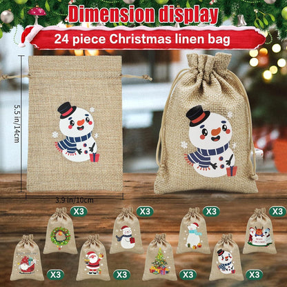 Adventskalender 24 Stück Weihnachtskalender Kinder Befüllen