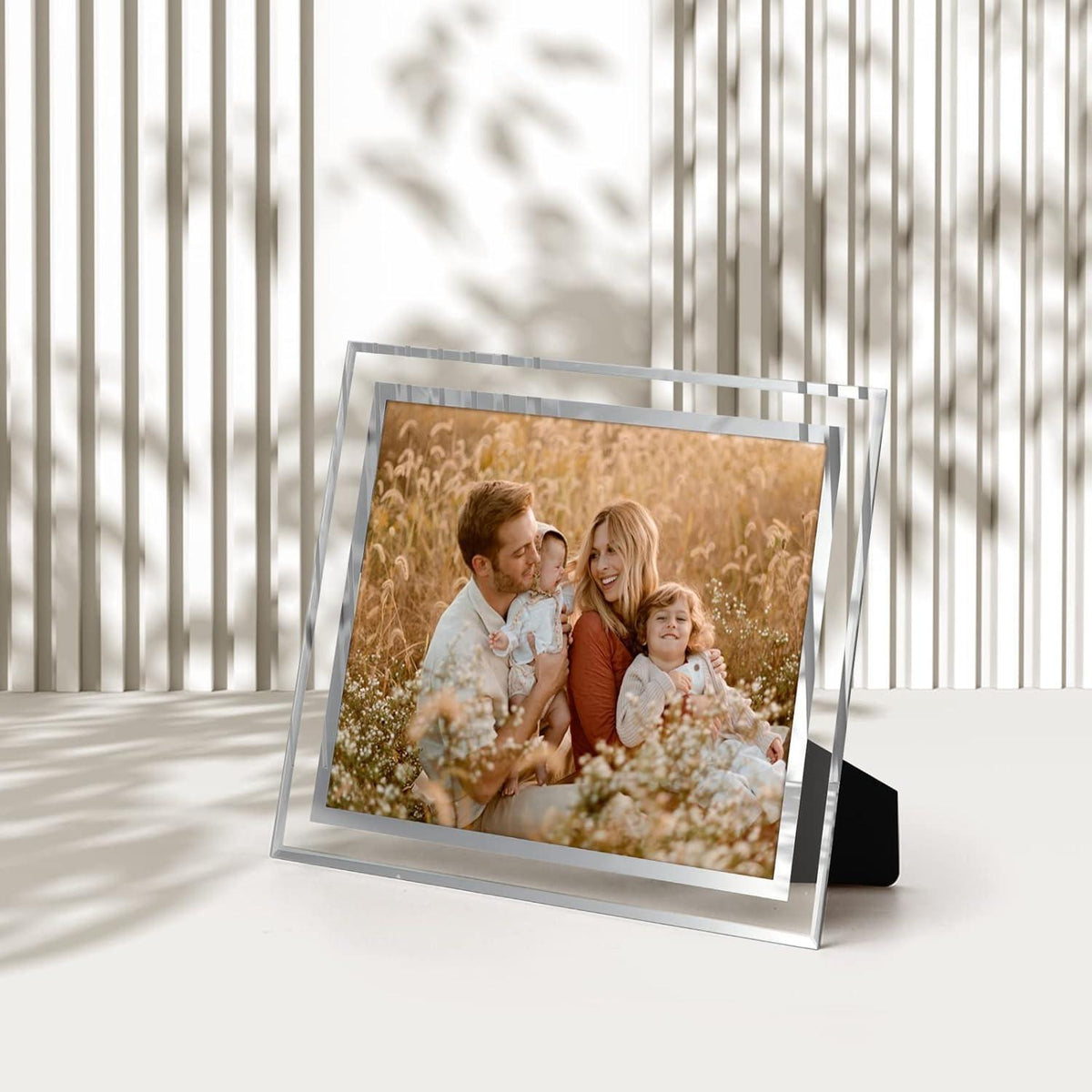 Bilderrahmen 2er Set 15x20cm Glas für Hochzeit & Geburtstag