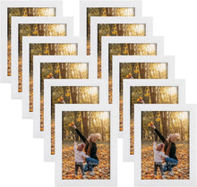 12er Set Weiße Bilderrahmen 13x18 cm für Fotos und Bilder