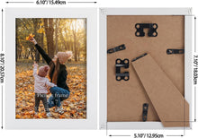 12er Set Bilderrahmen 13x18cm Weiß Fotorahmen Collage Wand