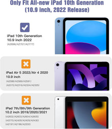 TiMOVO iPad 10.9 Hülle Schlank Smart Case Lavendel