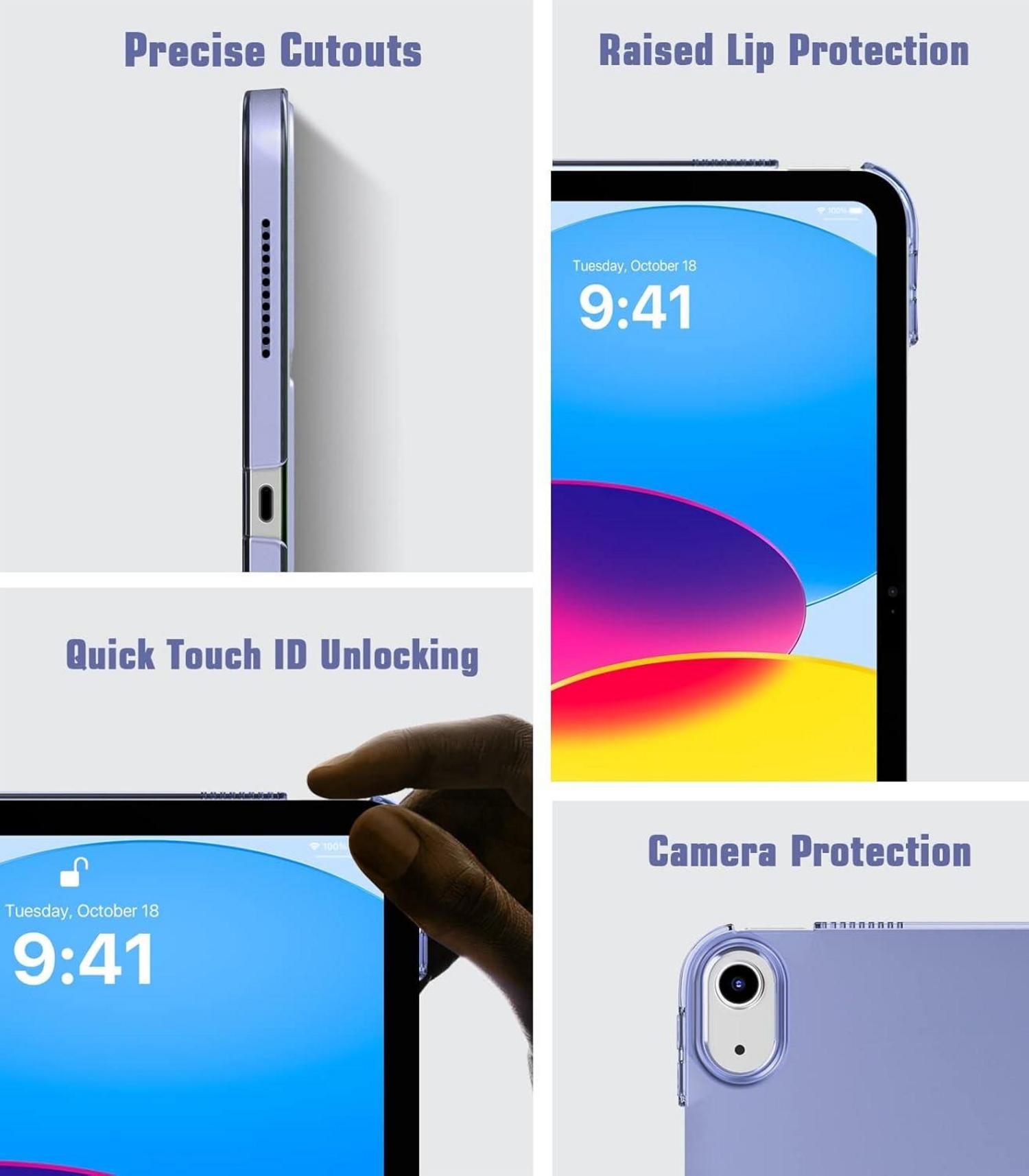 iPad 10.9 Hülle Smart Case Cover Schutzhülle Lavendel