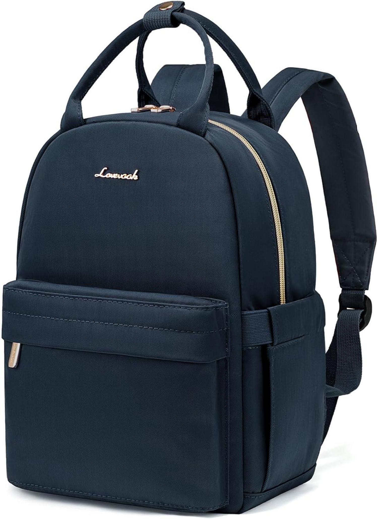 Damen Rucksack Klein Cityrucksack Handtasche Mini Backpack Blau