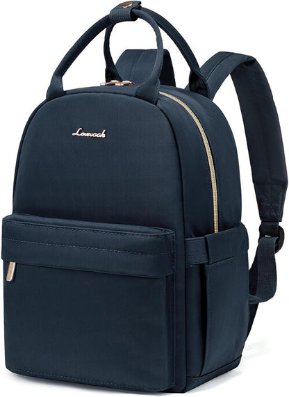 Damen Rucksack Klein Cityrucksack Handtasche Mini Backpack Blau