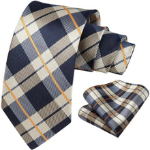 Herren Krawatte Set Seidenkrawatte Hochzeit Taschentuch 3er