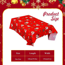 Weihnachtstischdecke Rot Rote Tischdecke Xmas Party 180 x