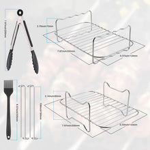 Heißluftfritteuse Grillrost Set für Dual Zone 4