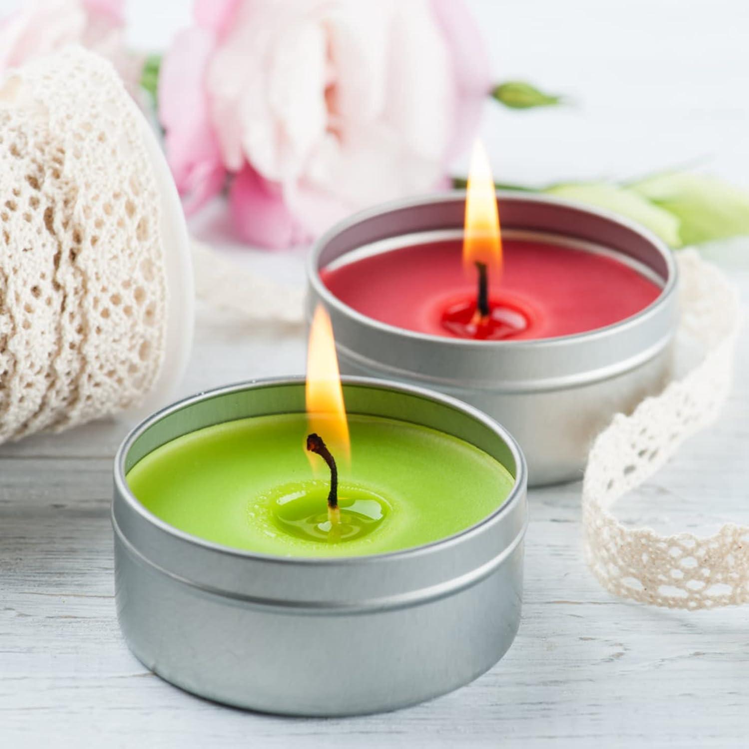 Kerzendocht Set 100 Stück für Kerzen DIY Rauchfrei Aromatherapie