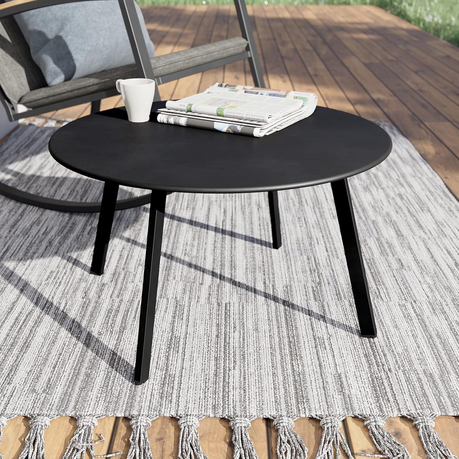 Grand patio Beistelltisch Outdoor Tisch für Wohnzimmer Balkon Terrasse