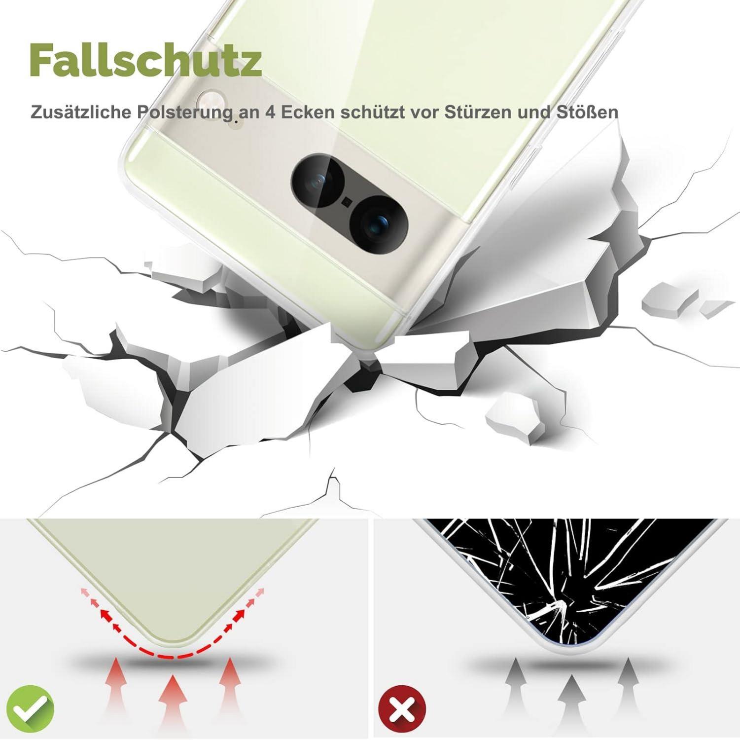 Transparente TPU Handyhülle Google Pixel 7 6.3'' Stoßfest Slim