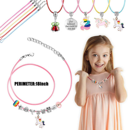 iZoeL Adventskalender Schmuck Mädchen 2024 DIY 24-teilig 4-12 Jahre