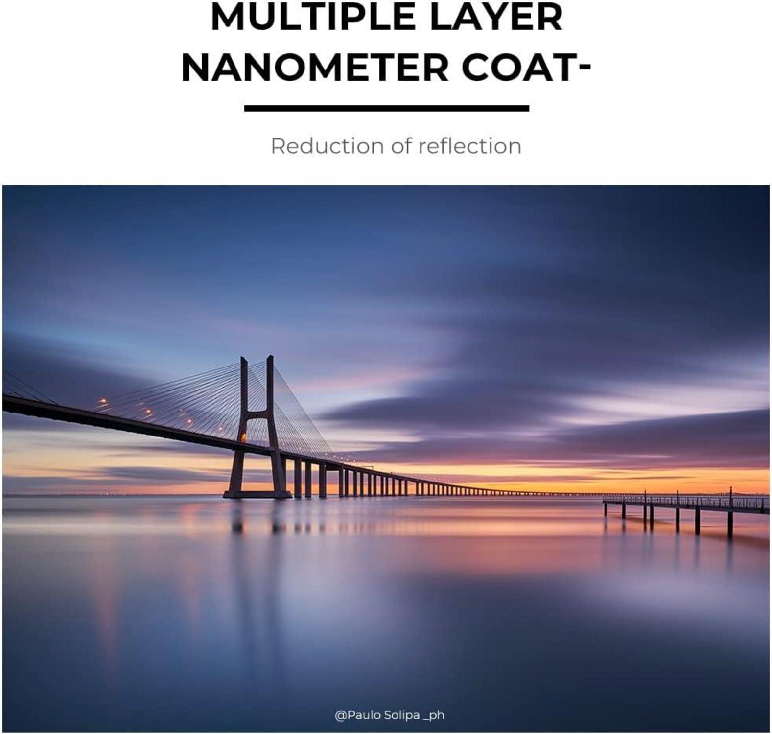 K&F Concept Nano-X ND64 Slim 55MM Graufilter 6 Blendenstufen