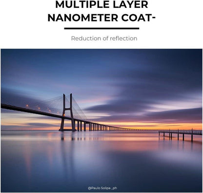K&F Concept Nano-X ND64 Slim 55MM Graufilter 6 Blendenstufen