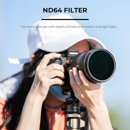 Nano-X Serie ND64 Filter 55MM Slim Fester Graufilter 55mm ND64