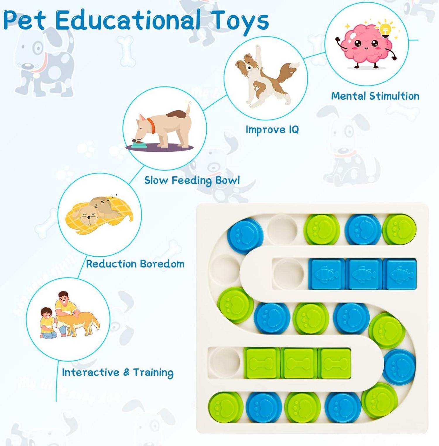 Interaktives Hunde Intelligenzspielzeug IQ-Training