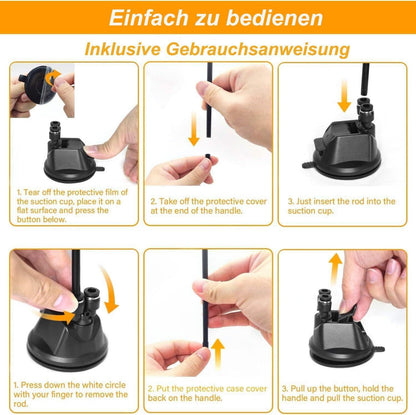 Aidiyapet Interaktives Katzenspielzeug Set 11-teilig Spielangel Saugnapf