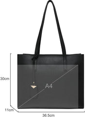 Große Damen Handtasche Shopper Schule Arbeit Freizeit