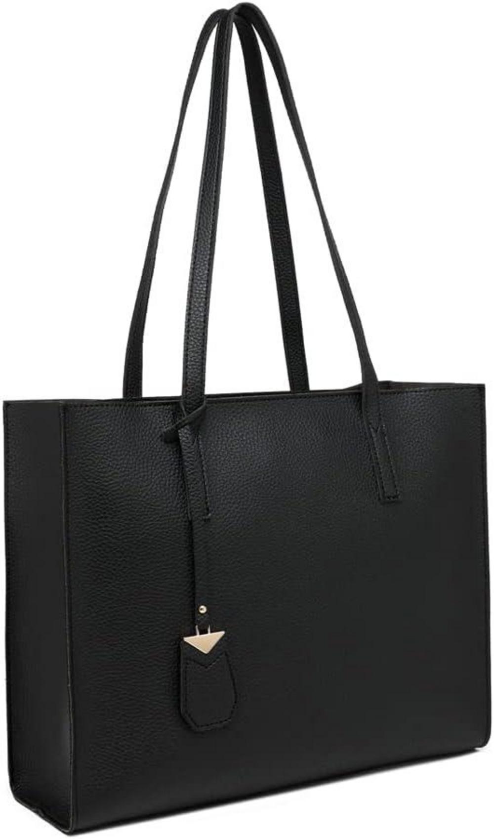 Damen Handtasche Groß Shopper Schultertasche A4 Damen Handtasche Grau