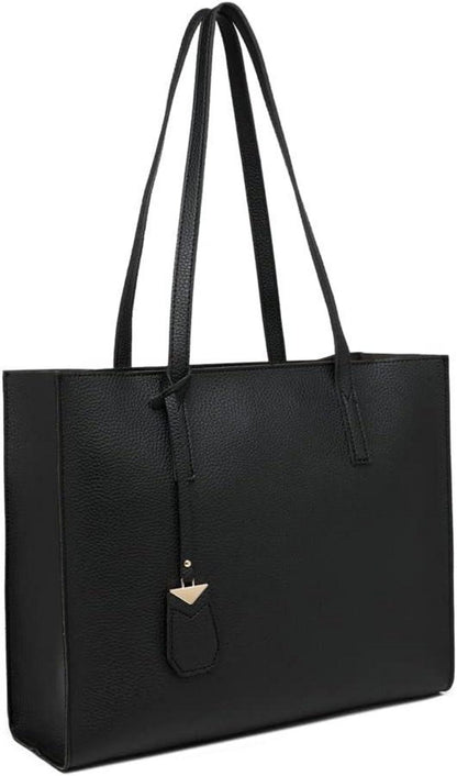 Damen Handtasche Groß Shopper Schultertasche A4 Damen Handtasche Grau