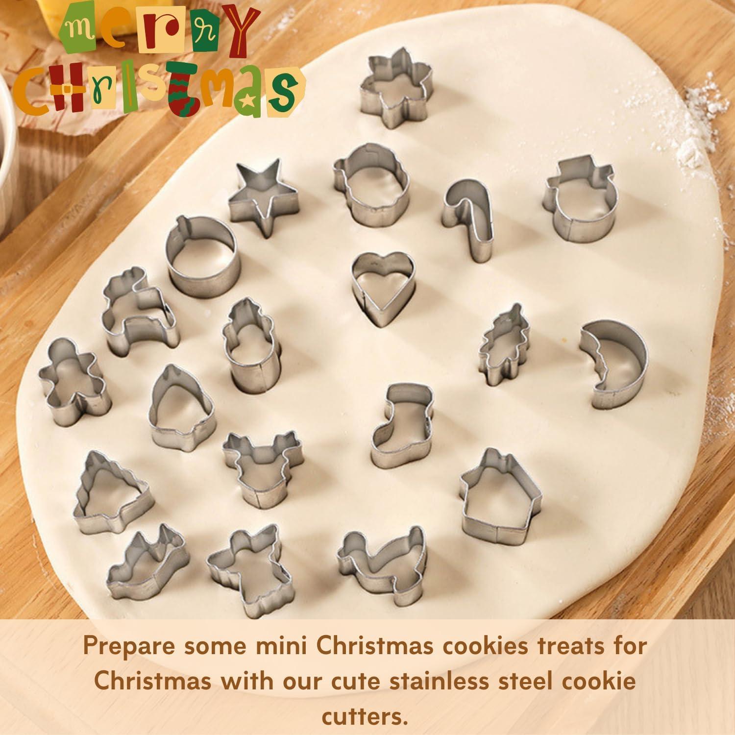 Weihnachten Ausstechformen Set 20 Stück Edelstahl Backformen