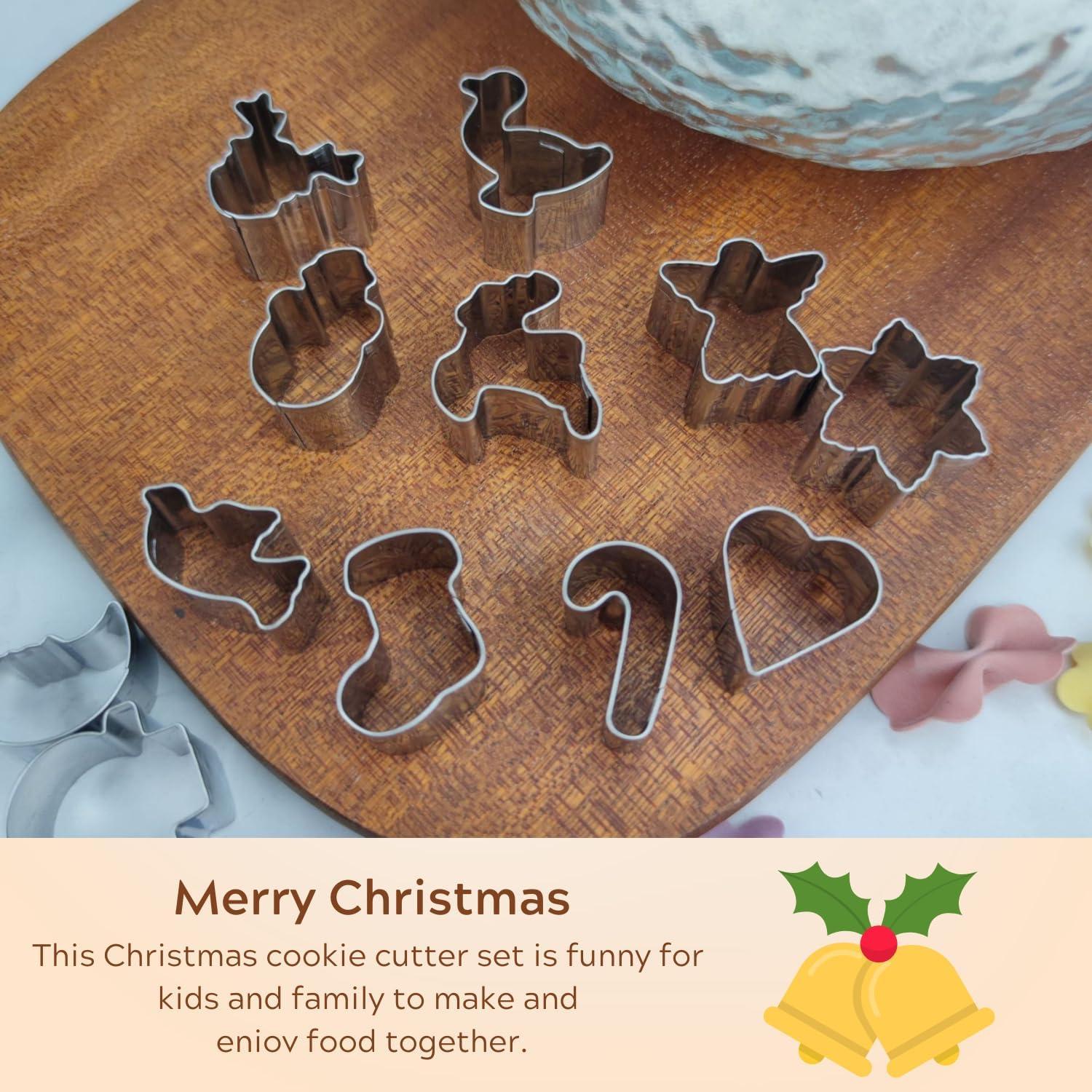 Crethink Mini Ausstechformen Set Weihnachten 20 Stück Edelstahl Backen