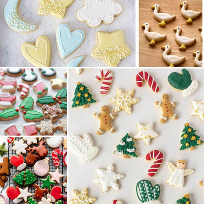 Ausstechformen Weihnachten Set 20 Stück Edelstahl Backen Winterfest